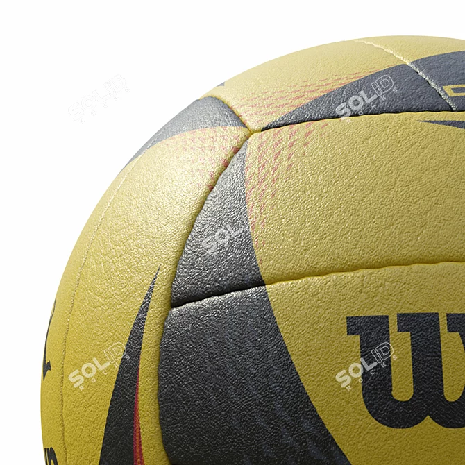 Wilson OPTX AVP Beach Volleyball Ball 3D model image 3