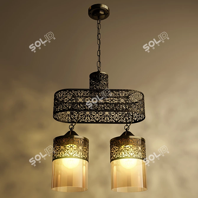 Citilux Emir Chandelier: Eastern Luxury 3D model image 3
