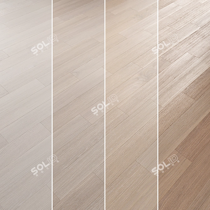 Oak Parquet Selection 017 3D model image 2