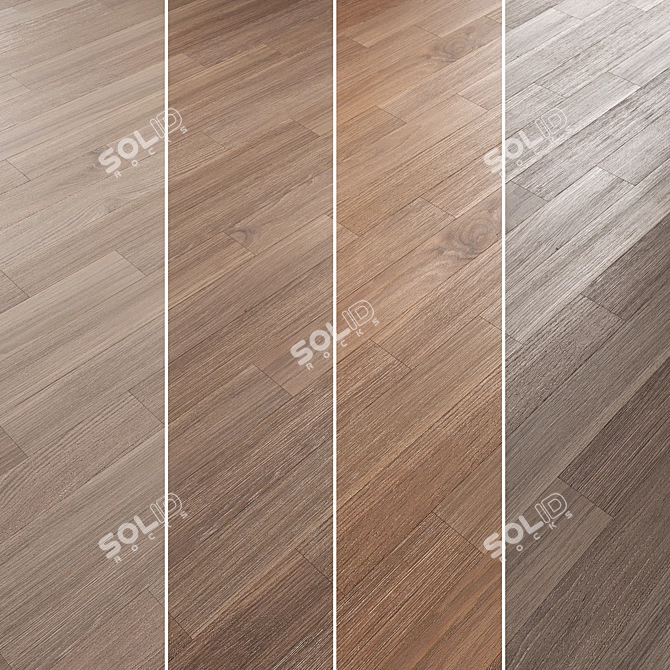 Oak Parquet Selection 017 3D model image 3