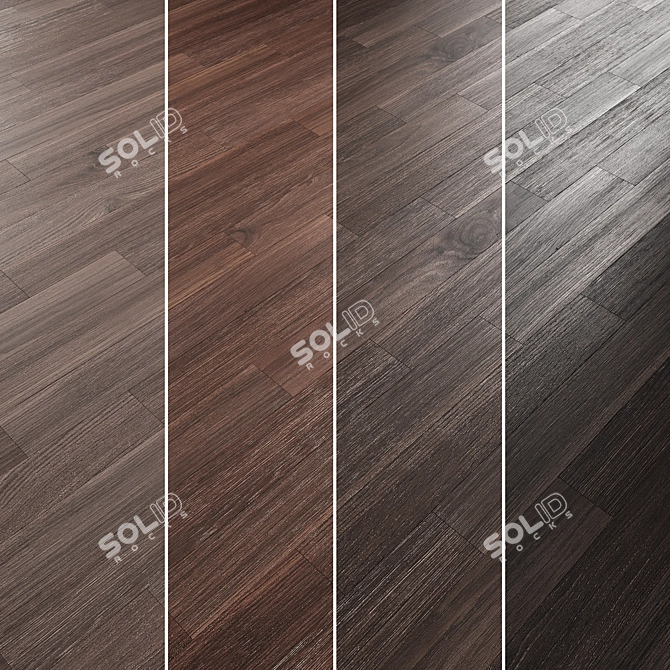 Oak Parquet Selection 017 3D model image 4