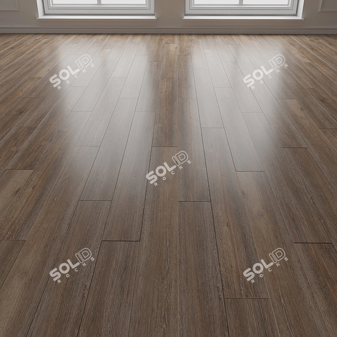 Wooden Parquet Floor Texture 3D model image 3