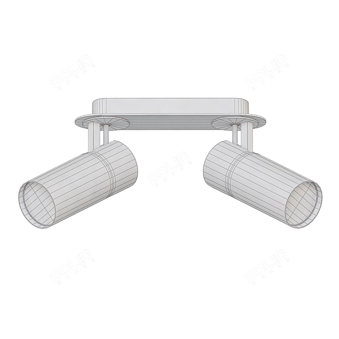 Modern Ceiling Light Fixture Corse 3D model image 2