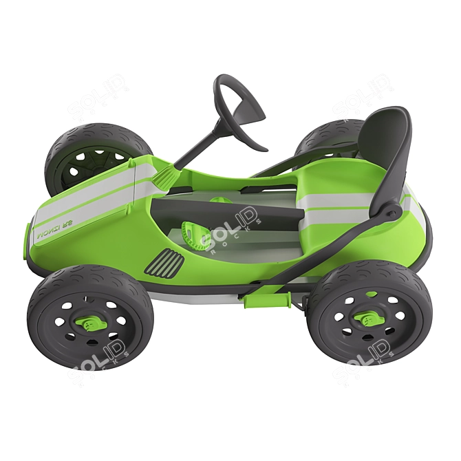 Chillafish Monzi RS Pedal Go-Kart 3D model image 6