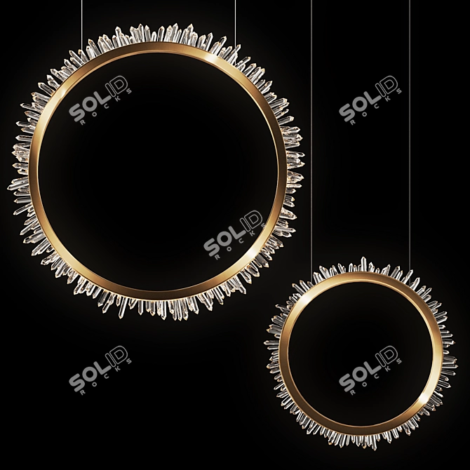 Elegant Deodora Design Lamps 3D model image 2