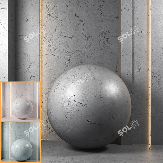 Concrete Texture Collection, 4k Seamless 3D model image 1