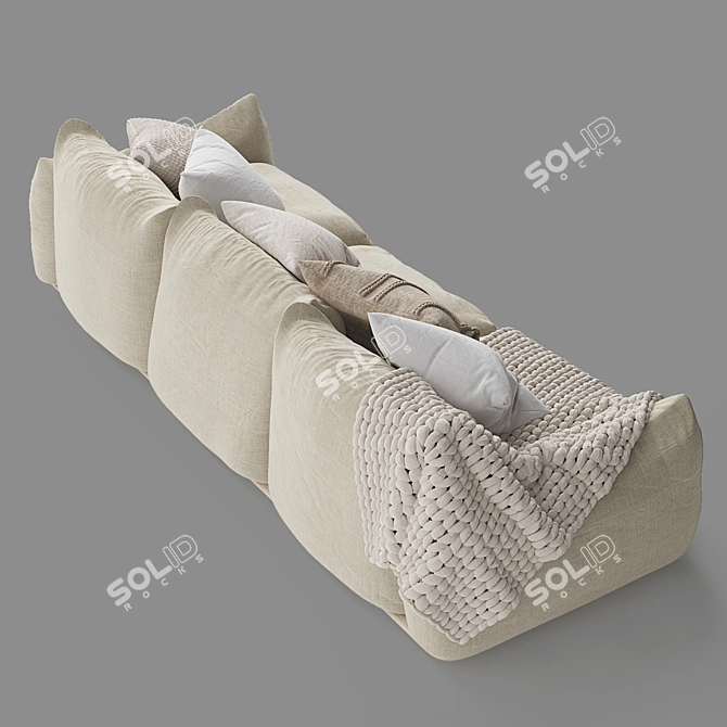 Italian Design Arflex Marenco Sofa 3D model image 6