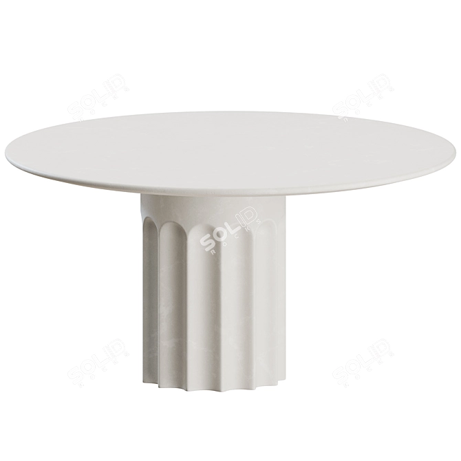 Minimalistic Dining Set Lulu Georgia 3D model image 6