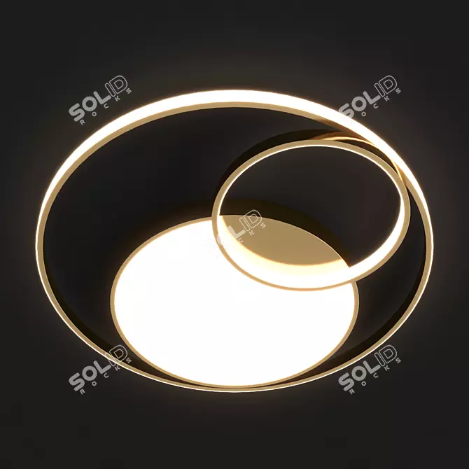 Luxe Medea C Pendant Light 3D model image 2