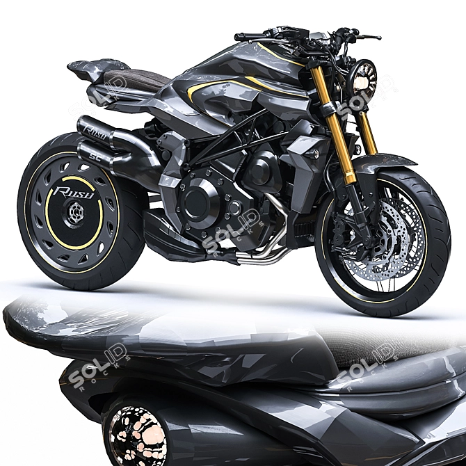 2022 Rush: Exhilarating MV Agusta 3D model image 1