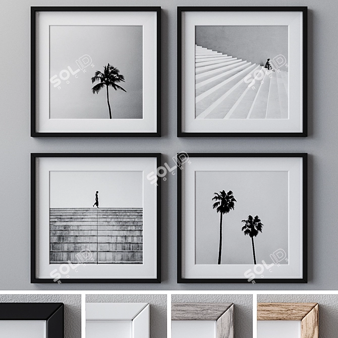 Modern Wall Art Set 2021 3D model image 1