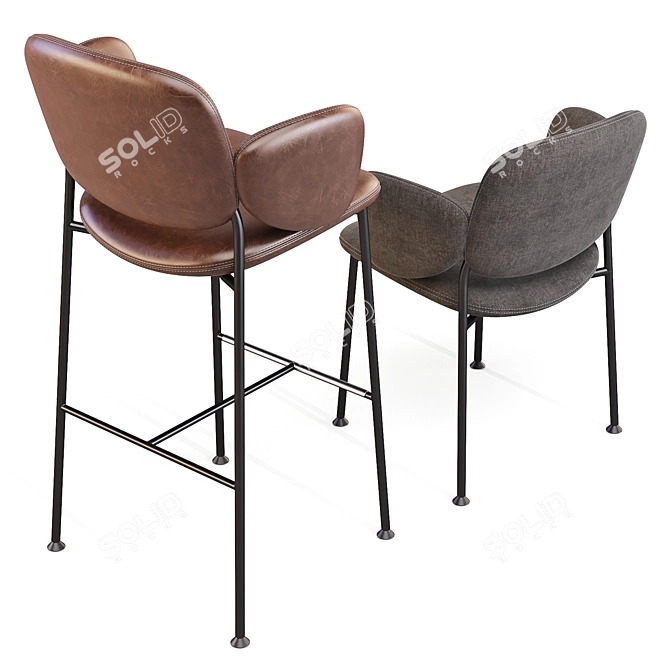 Macka: Modern Scandinavian Seating 3D model image 6