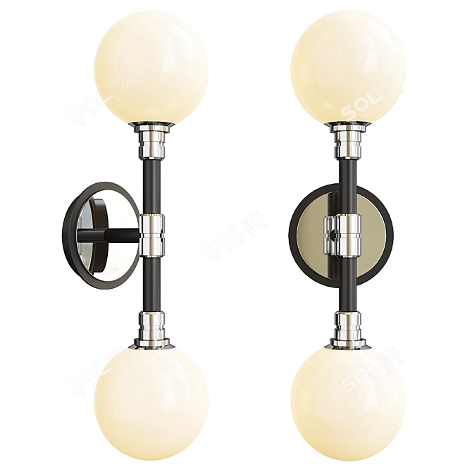 Andromeda Modern Wall Light 3D model image 1