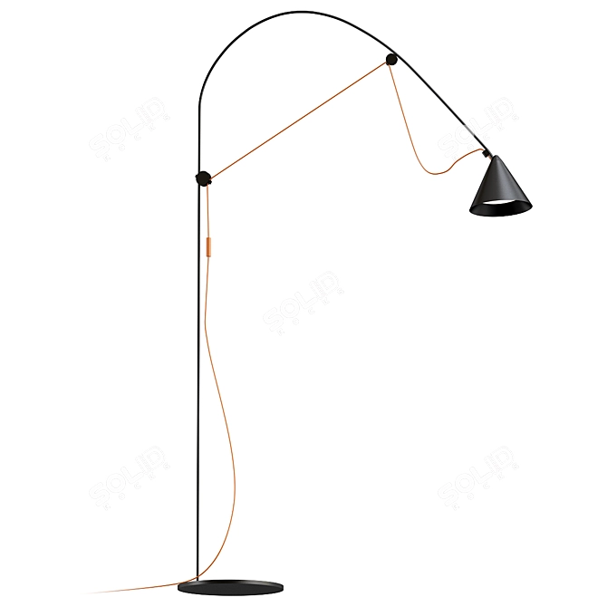 Modern Floor Lamp Design AYNO 3D model image 1