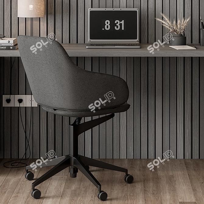 Modern Office Furniture Set 3D model image 3