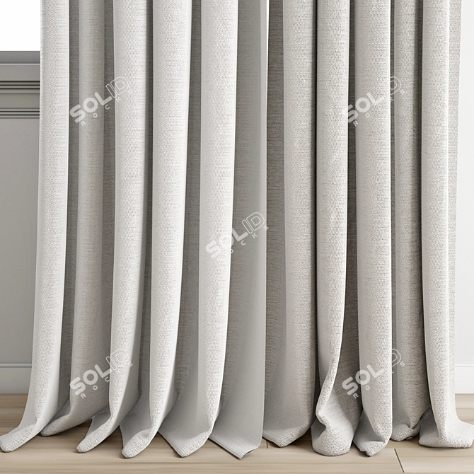 Poly Curtain Model Bundle 3D model image 2