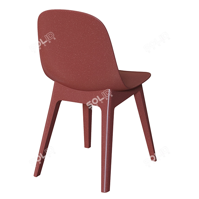 ODGER Chair Multicolor Beige Blue 3D model image 2