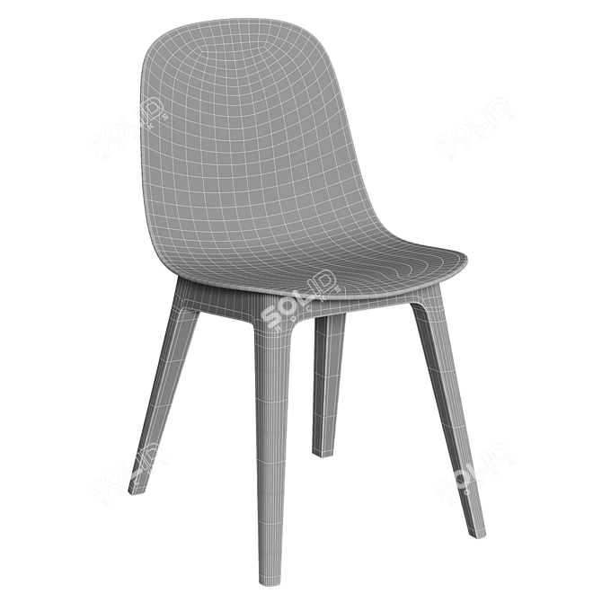 ODGER Chair Multicolor Beige Blue 3D model image 7