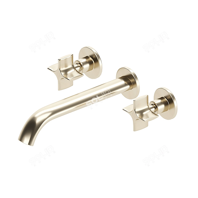 Luxury Bathroom Faucet Set: Roca Armani 3D model image 2