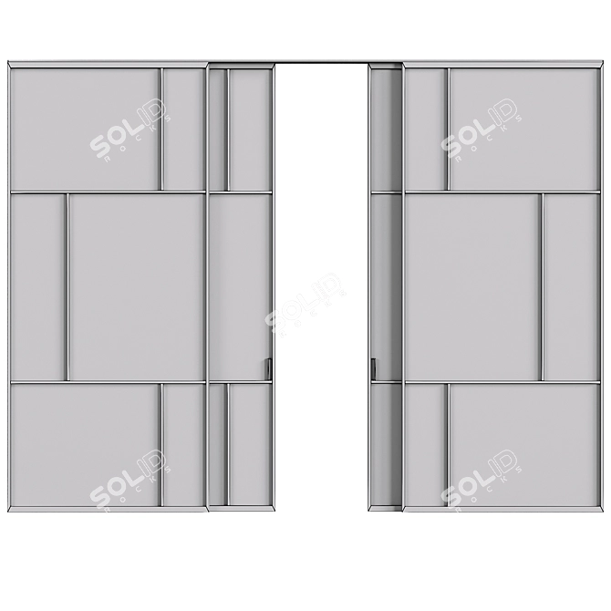 Sliding Doors Adl Deco 3D model image 3