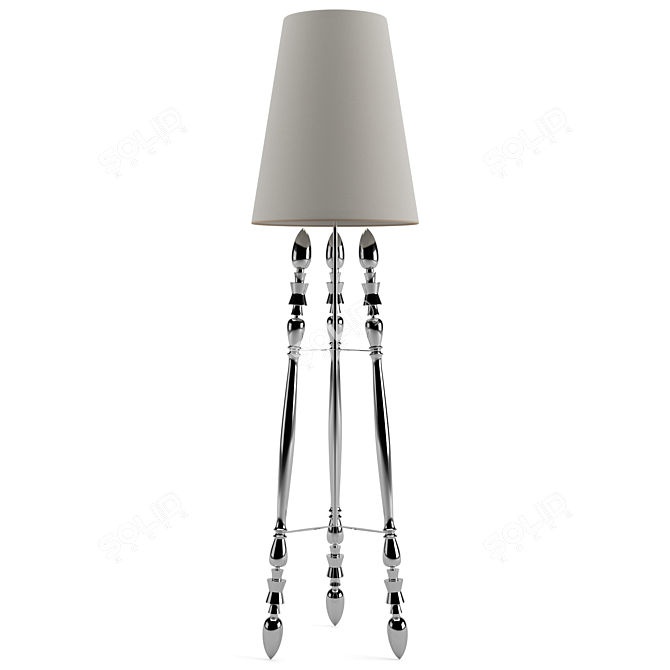 Sleek Visionnaire Dagonet Floor Lamp 3D model image 1