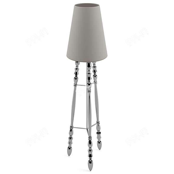 Sleek Visionnaire Dagonet Floor Lamp 3D model image 2
