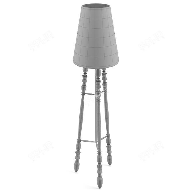 Sleek Visionnaire Dagonet Floor Lamp 3D model image 3