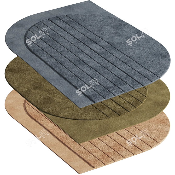 ODC Napa 3D Rug by Ogeborg 3D model image 2