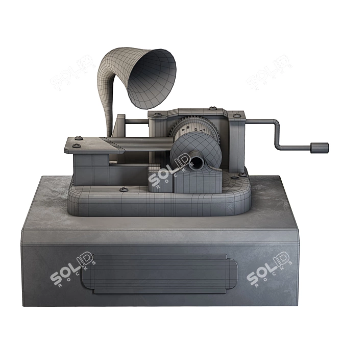 Photorealistic Music Box Model 3D model image 6