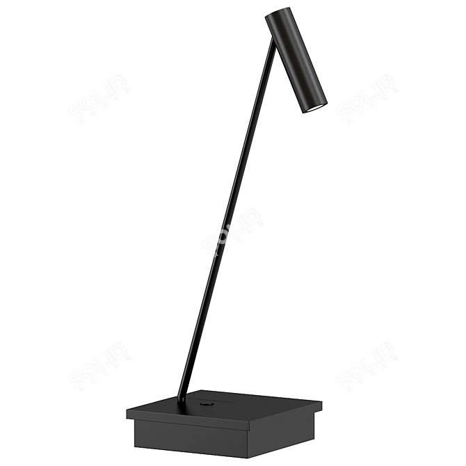Elegant Desk Lighting Solution 3D model image 1