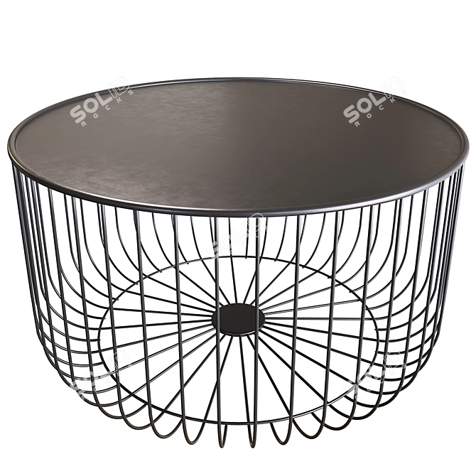 Trevi Wire Coffee Table 3D model image 2