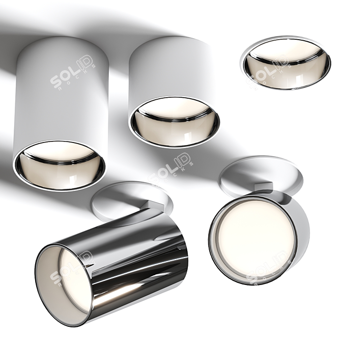 Xal Move It 45 Ceiling Lamp 3D model image 2