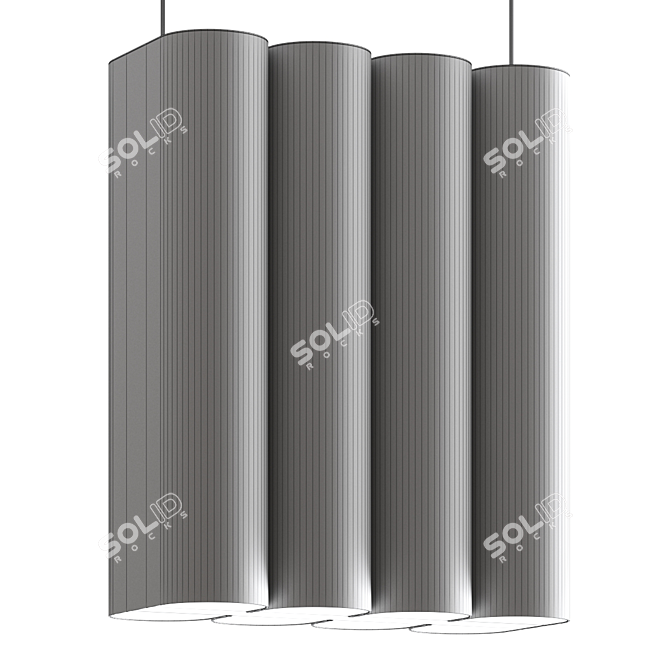 Tomo Pendant Lamp by LZF 3D model image 3