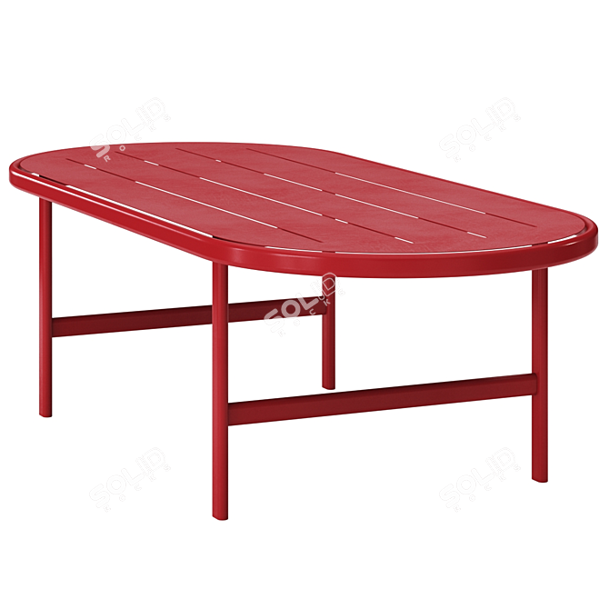 Sleek Modern Babel D Table 3D model image 2