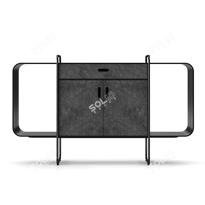 Modern Design Sideboard in Hi-Res 3D 3D model image 3