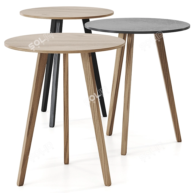 Sleek Atlantic Table by Fischer.toJSONString 3D model image 1