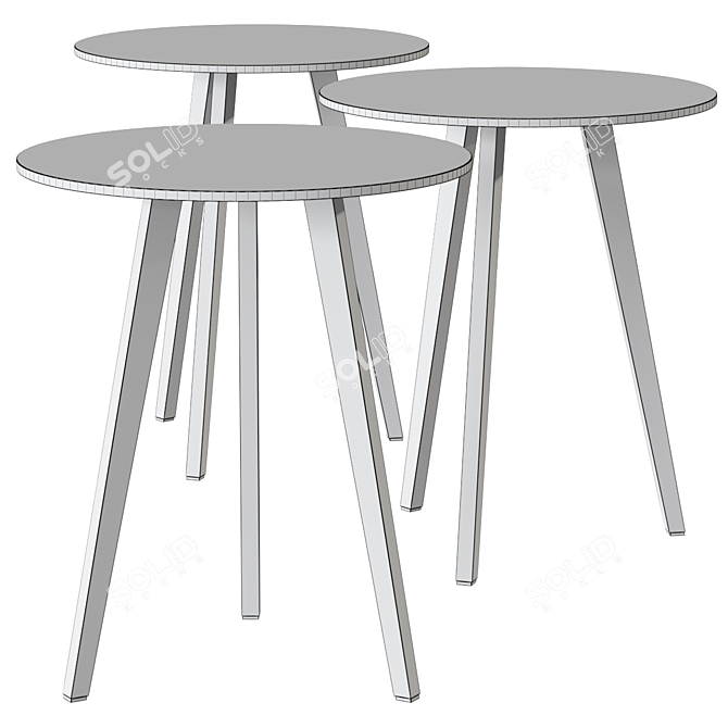 Sleek Atlantic Table by Fischer.toJSONString 3D model image 3