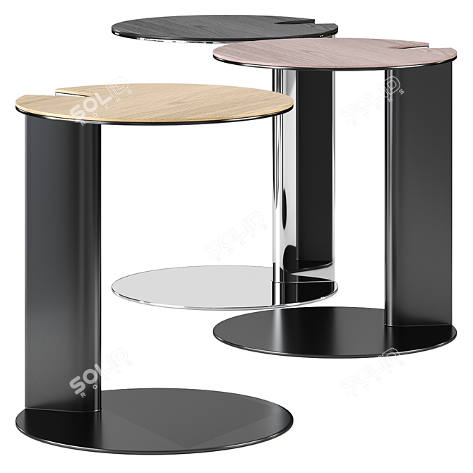 Modern Minimalist Nix Table Italy 3D model image 2