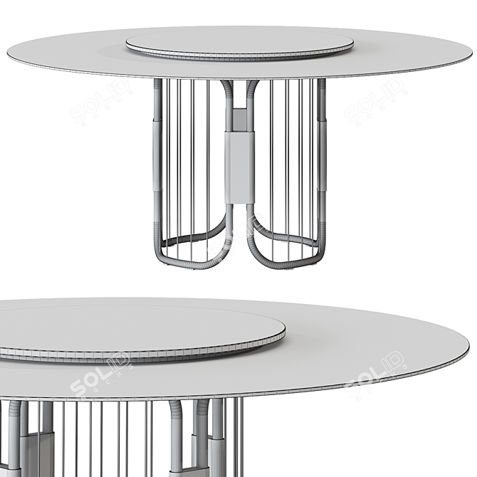 Formitalia Sunflower Table, Elegant Design 3D model image 3