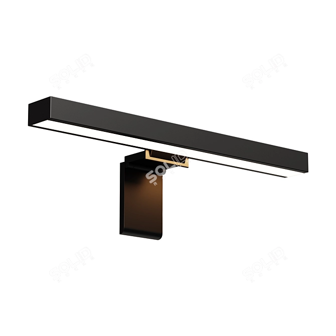 Modern Wall Sconce Light Fixture 3D model image 1