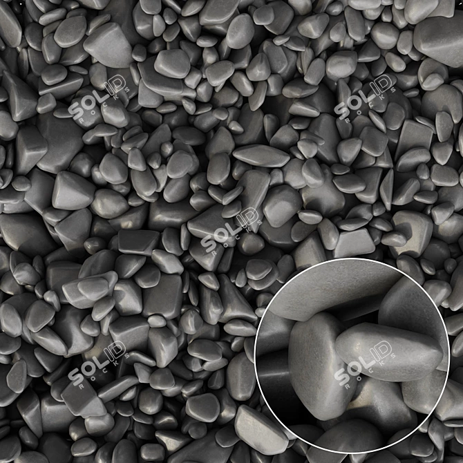 Premium Stone Splinter Kit - Unwrap UVW 3D model image 1