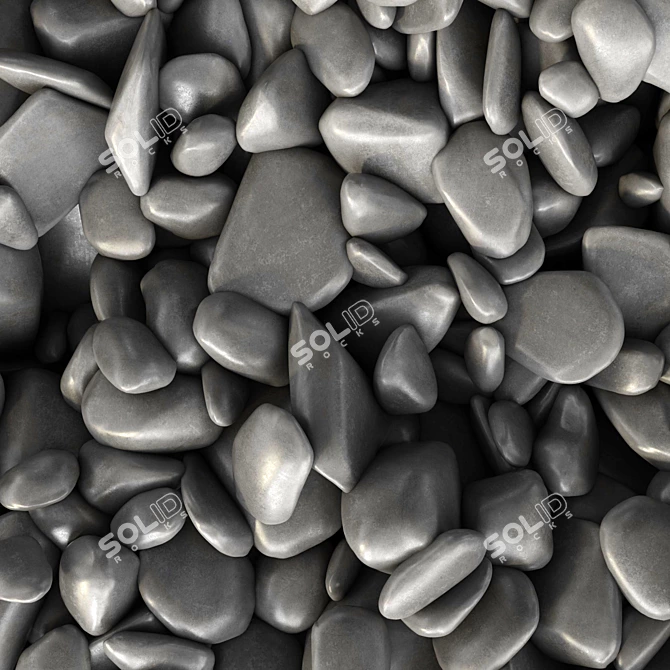 Premium Stone Splinter Kit - Unwrap UVW 3D model image 2