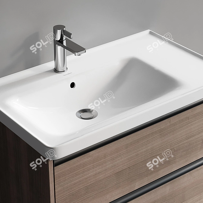 Ketho.2 Double Vanity Set 3D model image 2