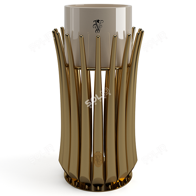 Elegant Panarea Cache Pot 3D model image 4