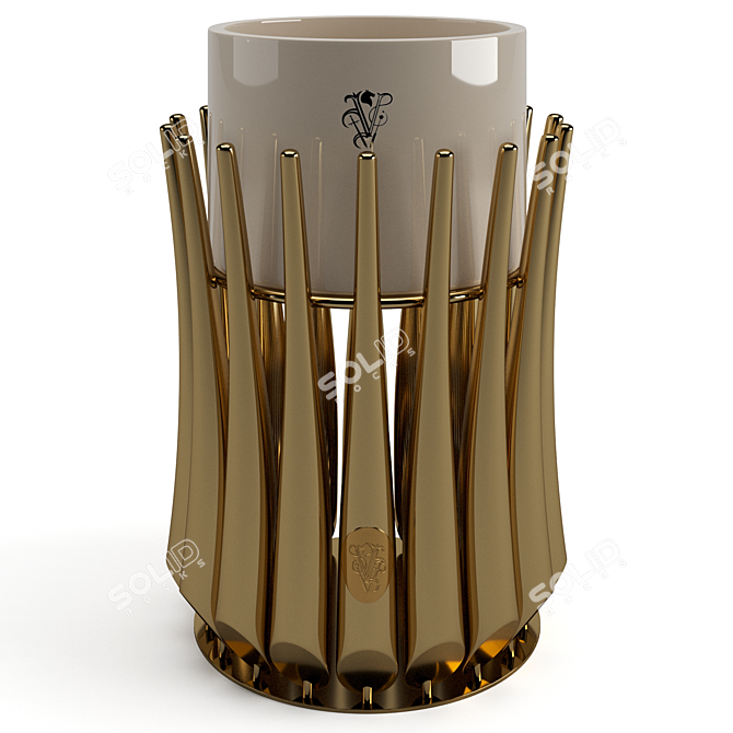 Elegant Panarea Cache Pot 3D model image 5