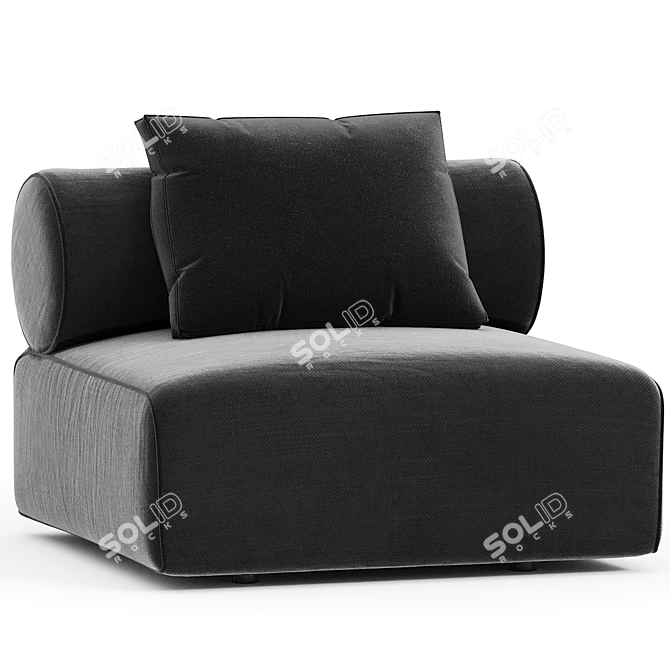 Shinto Single Seat Sofa 3D model image 2