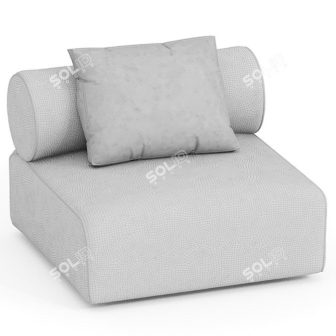 Shinto Single Seat Sofa 3D model image 4