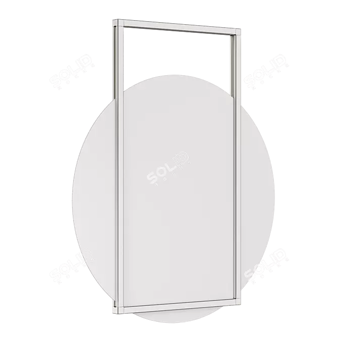 Vintage Mirror Frame Set 3D model image 4