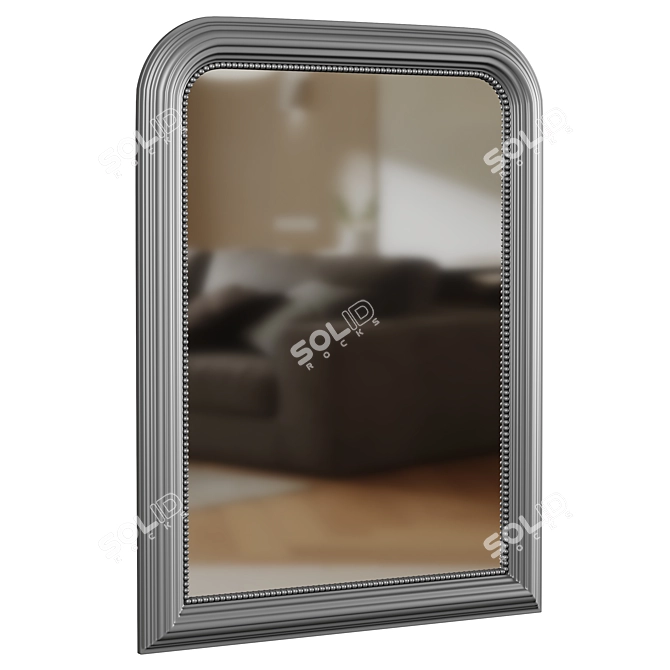 Elegant Vanity Mirror for Home 3D model image 1