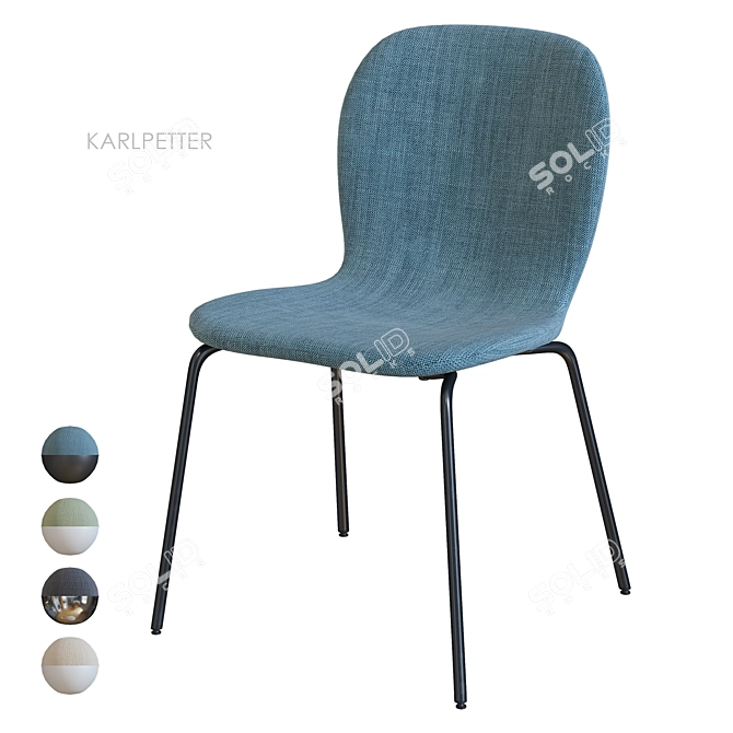 KARLPETTER Chair: Stylish IKEA Seating 3D model image 1